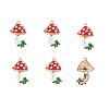 Alloy Enamel Pendants PALLOY-TAC0011-71G-RS-1