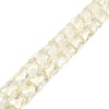 AB Color Plated Transparent Glass Beads Strands EGLA-P051-06A-A08-2