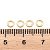 Brass Closed Jump Rings KK-D257-01G-07-3
