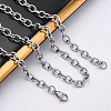 201 Stainless Steel Cable Chain Necklaces NJEW-Q013-12A-P-4