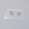 Spiral Hair Pin Coil Hair Accessories OHAR-WH0019-15-1