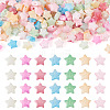 300Pcs Crackle Opaque Acrylic Beads OACR-TA0004-60-1