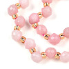 Natural Pink Opal Beads Strands G-T141-54-3