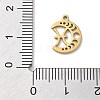 Real 18K Gold Plated 304 Stainless Steel Pendants STAS-R003-02G-012-3