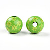 Easter Theme Printed Wood Beads WOOD-T032-22D-2