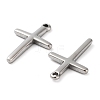 Non-Tarnish 304 Stainless Steel Pendants STAS-L022-379P-2