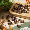 Wood European Beads WOOD-TA0003-09D-5