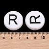Opaque Acrylic European Beads AC-CBA3BDD-01R-3