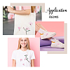 11Pcs 7 Styles Rayon Iron on/Sew on Cloth Patches PATC-FH0001-37-5