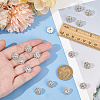 16Pcs Brass Rhinestone Shank Buttons DIY-FG0006-14B-3