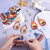 DIY Western Cowgirl Theme Earring Making Kit DIY-SZ0009-74-3