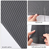 10Pcs 2 Colors PVC Plastic Sheets with Hole AJEW-CP0009-03-5