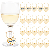 Acrylic Heart Wine Glass Charms AJEW-AB00116-1