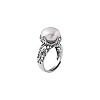 Rhodium Plated 925 Sterling Silver Adjustable Rings WG13BF8-02-2