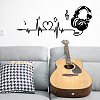 Translucent PVC Self Adhesive Wall Stickers STIC-WH0015-101-4