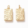 Brass Pendants KK-L006-033G-1