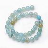 Natural Agate Beads Strands X-G-J361-01-8mm-2