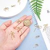 10Pcs 5 Styles Brass Charms KK-HS0001-16-3