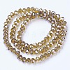 Electroplate Glass Beads Strands EGLA-A044-T8mm-A04-2