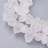 Natural Quartz Crystal Bead Strands X-G-F336-02-1