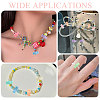 200Pcs Rubberized Style Acrylic Beads SACR-FH0001-15-7