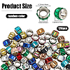 120Pcs Glass European Beads GPDL-PA0001-01-2