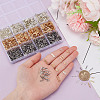 120G 12 Styles Glass Twisted Bugle Beads SEED-HY0001-23-3