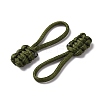 Polyester Braided Replacement Zipper Puller Tabs FIND-WH0126-01C-2
