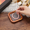 Wood Jewelry Storage Tray with Velvet Mat Inside ODIS-WH0017-081B-3