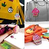 DIY 5D Ice-cream Diamond Painting Keychain Kit DIY-WH0161-94A-7