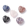 Natural Gemstone Pendants PALLOY-JF01283-1