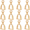12Pcs 925 Sterling Silver Ice Pick Pinch Bails STER-BBC0008-38-7