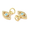 Eco-Friendly Brass Micro Pave Cubic Zirconia Charms ZIRC-F083-18G-01-RS-3