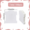 100Pcs Blank Paper Hair Clip Display Cards CDIS-SP0001-36-2