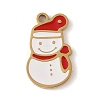 Christmas Theme Ion Plating(IP) 304 Stainless Steel Enamel Pendants STAS-Z083-07G-09-1