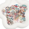 150Pcs Gradient Color Transparent Glass Beads GLAA-YW0004-91H-1
