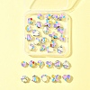 33Pcs 11 Styles CCB Plastic Large Hole Beads DIY-FS0006-72-7