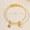 Fashionable Brass Adjustable Bangle for Women UC8767-5
