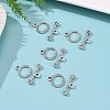 Tibetan Style Alloy Toggle Clasps LF1076Y-NF-4