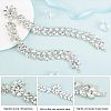 1Pc Shiny Flower Crystal Rhinestone Collar Trim DIY-FG0003-38-4