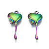 Ion Plating(IP) 304 Stainless Steel Pendants STAS-S119-111-2