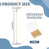 220Pcs Brass Eye Pins KK-ME0004-64-2