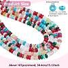 Natural & Synthetic Mixed Stone Beads Strands G-WH0035-31D-2