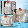 40Pcs 2 Colors 1-Hole Alloy Shank Buttons BUTT-CY0001-28A-5