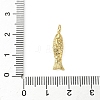 Brass Micro Pave Cubic Zirconia Pendants KK-I371-40G-02-3