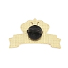 Birthday Queen with Crown Enamel Pins JEWB-B042-01B-2