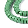 Opaque Solid Color Glass Beads Strands GLAA-N026-4x8mm-12-3