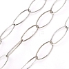 304 Stainless Steel Paperclip Chains STAS-A048-04P-1