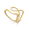 304 Stainless Steel Cuff Rings RJEW-C124-06A-G-4