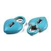 Synthetic Turquoise Gemstone Pendants TURQ-S283-04A-2